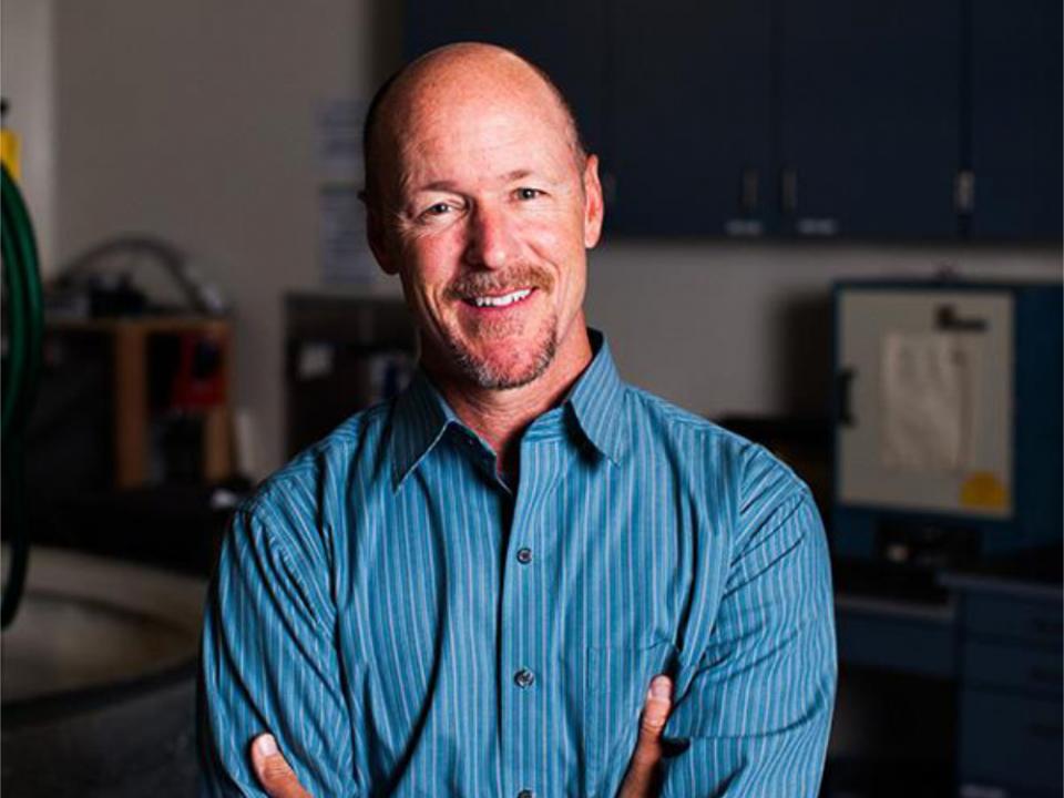 Dr. Chris Lowe in Shark Lab