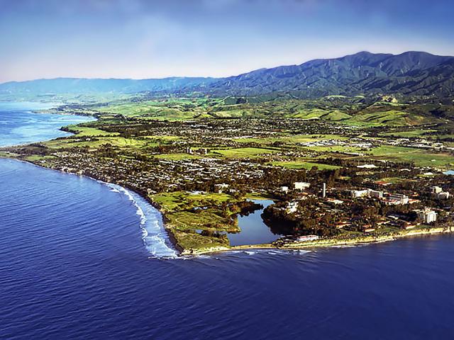 UCSB Aerial View of Campus
