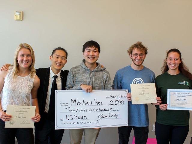 CCS Undergraduate Research Slam finalists. Photo: Will Proctor