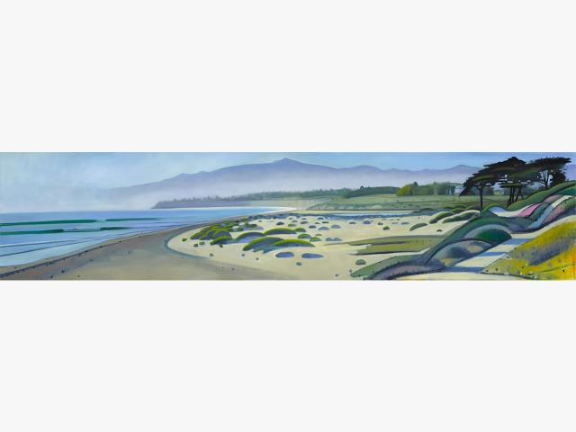 The Good Land, 2013 44 x 204 inches | oil on canvas Collection of Goleta Valley Cottage Hospital